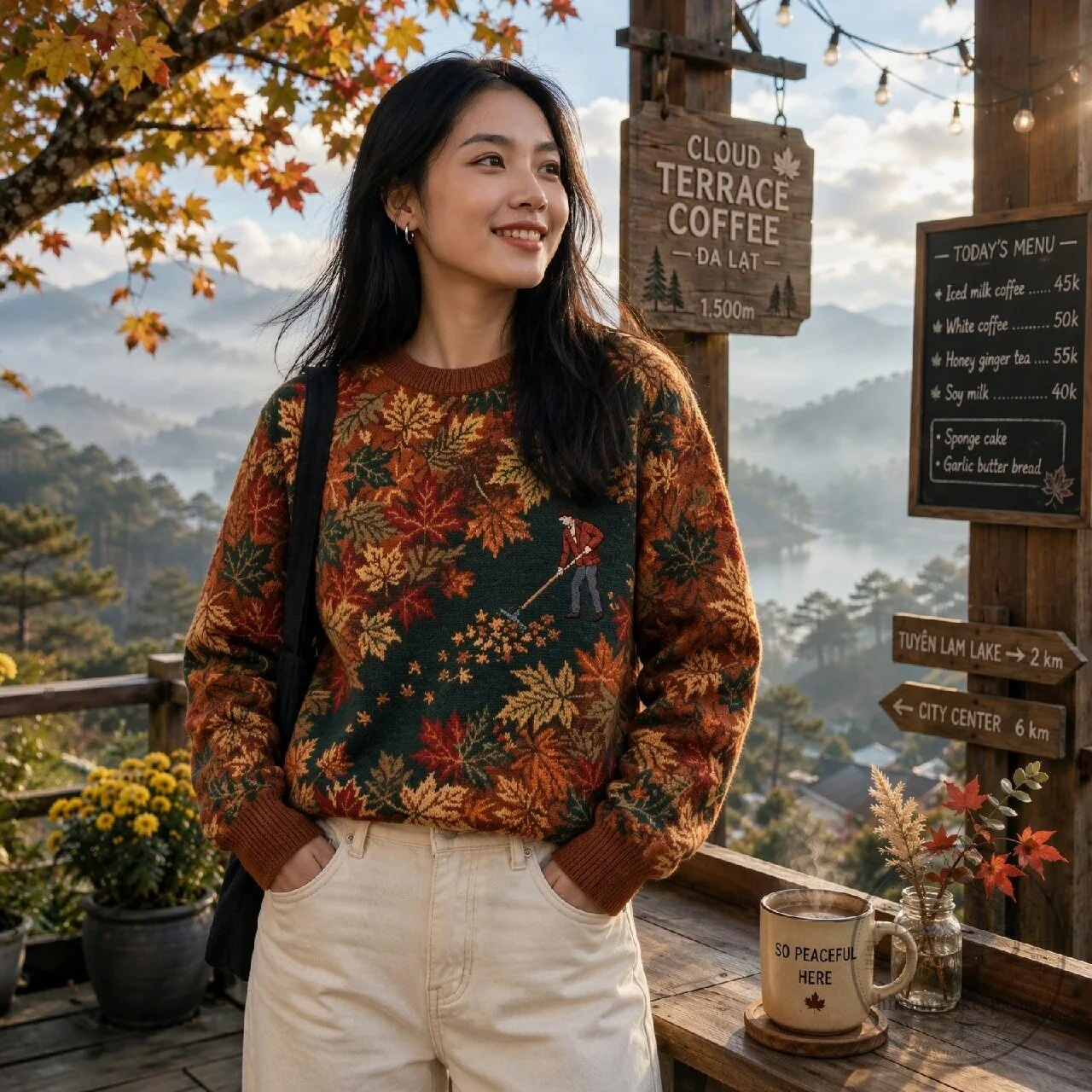 Blowing Autumn Leaves Knitwear 5 Blowing Autumn Leaves Knitwear